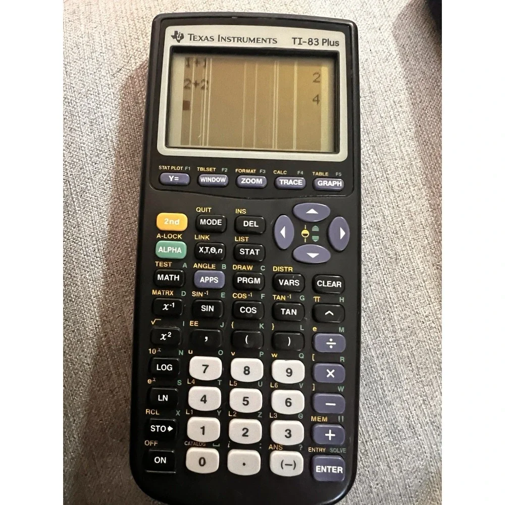 Texas Instruments TI-83 Plus Graphing Calculator Parts Repair LCD Issue